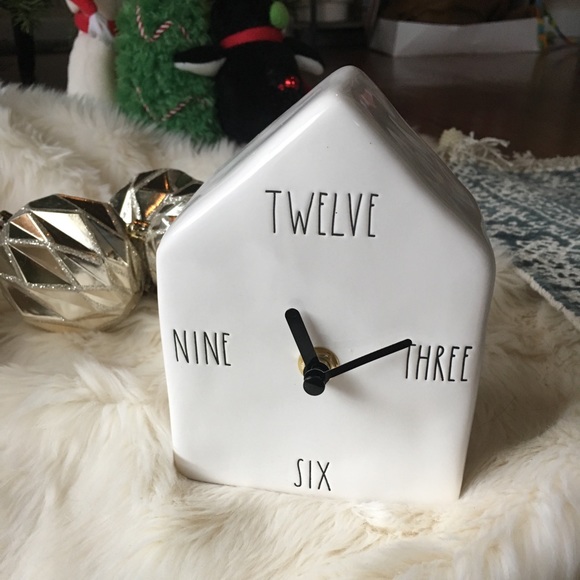 Rae Dunn Other - 🆕 Rae Dunn Birdhouse Letter Number Ceramic Clock